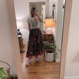 Ulla Johnson Tiered Skirt with Pockets